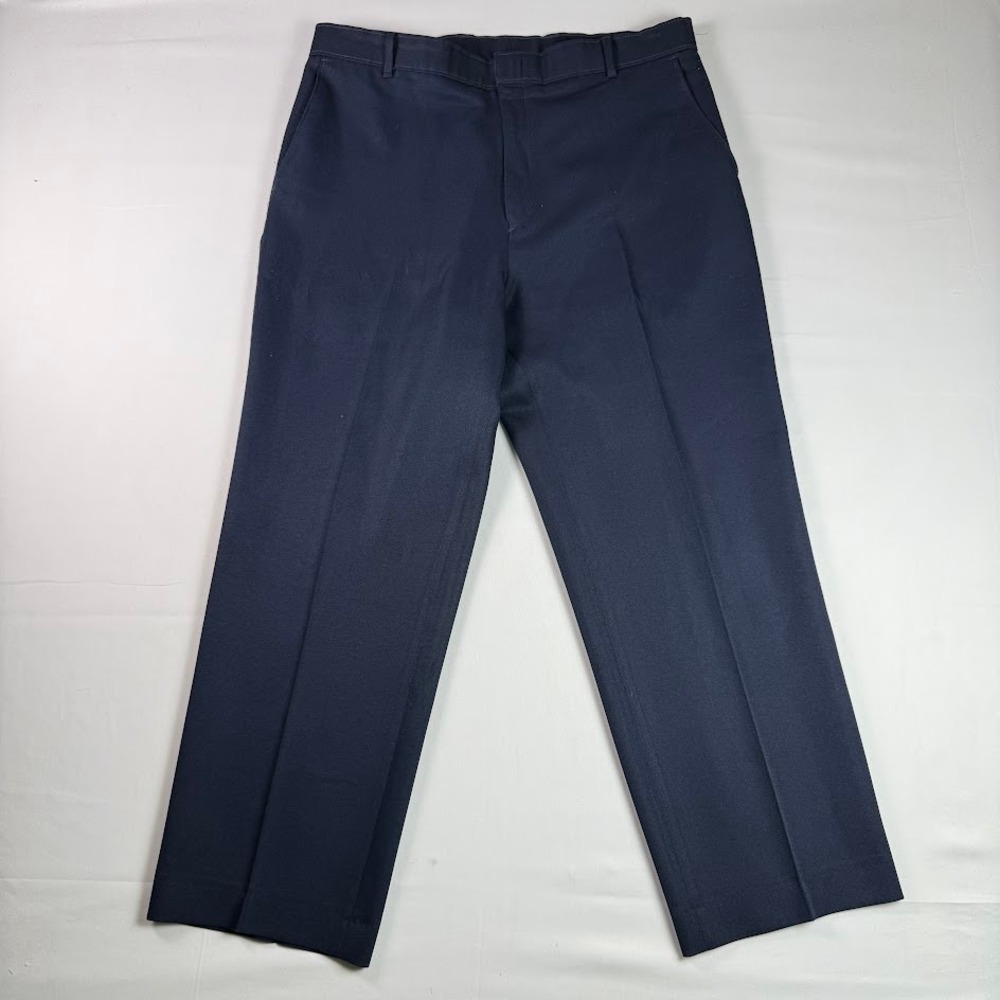 Vintage 90s Levis Action Slacks Mens 36x30 (28) Blue Straight Leg Dress Pants